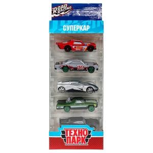 {{photo.Alt || photo.Description || 'Машина металл ROAD RACING набор СУПЕРКАР 7,5 см, 5 шт,в ассорт, кор. Технопарк'}}