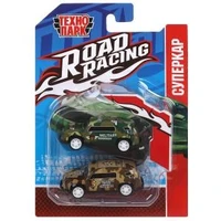Машина металл ROAD RACING набор 7,5см, 2 шт,металл,в ассорт блистер Технопарк RR-SET-0161-R