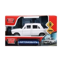 Машина пластик АВТОМОБИЛЬ 14 см, инерц, белый,кор. Технопарк 2402A0075-R