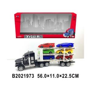 Трейлер инерц + 9 авто, цвет в ассорт. в кор. B2021973