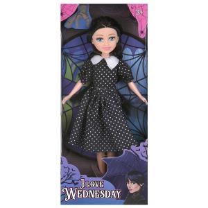 {{photo.Alt || photo.Description || 'Кукла 23 см, i love wednesday, в платье LIKEE GIRL'}}