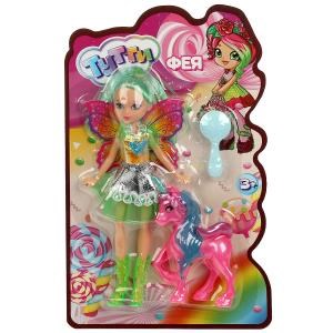 {{photo.Alt || photo.Description || 'Кукла фея 18 см с крыльями, единорог, расческа, блист. Тутти'}}