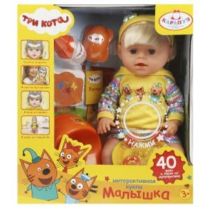 {{photo.Alt || photo.Description || 'Кукла озвуч Три Кота 40см, пьет, пис, 40 фраз и песен, 8 акс КАРАПУЗ'}}