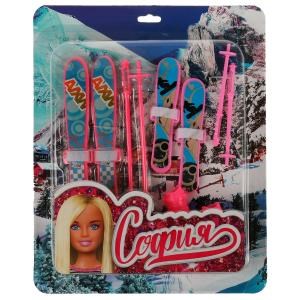 {{photo.Alt || photo.Description || 'Две пары лыж, две пары палок, ботинки для Софии и анечки, блистер КАРАПУЗ'}}