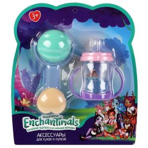 {{photo.Alt || photo.Description || 'Набор для пупса ЭНЧАНТИМАЛС 2 предмета: поильник, погремушка, блист КАРАПУЗ'}}