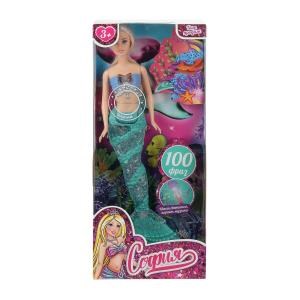 {{photo.Alt || photo.Description || 'Кукла 29см София русалка, 100 фраз, пласт. свет. хвост, кор. КАРАПУЗ'}}