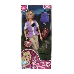 {{photo.Alt || photo.Description || 'Кукла 29см София, руки и ноги сгиб., пит., акс., кор КАРАПУЗ'}}