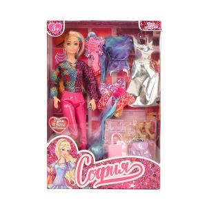 {{photo.Alt || photo.Description || 'Кукла 29см София, руки и ноги сгиб, 2 комплекта одежды, акс, кор КАРАПУЗ'}}