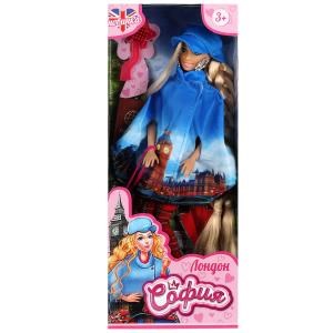 Кукла 29 см София , руки и ноги сгиб, акс, кор КАРАПУЗ 66001-T5-S-BB