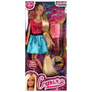 {{photo.Alt || photo.Description || 'Кукла 29 см София, руки и ноги сгиб, акс, кор КАРАПУЗ'}}