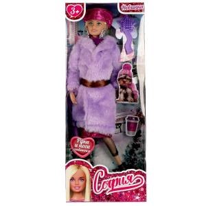 {{photo.Alt || photo.Description || 'Кукла 29 см София , руки и ноги сгиб, зимняя одежда, акс, кор КАРАПУЗ'}}