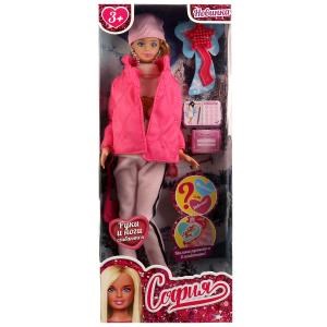 {{photo.Alt || photo.Description || 'Кукла 29 см София беременная, руки и ноги сгиб, акс, зимняя одежда, кор КАРАПУЗ'}}