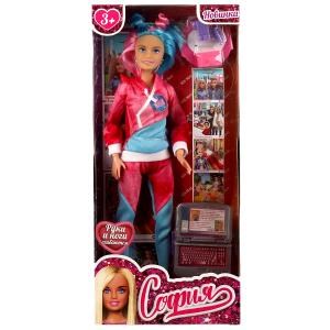 {{photo.Alt || photo.Description || 'Кукла 29 см София блогер, руки и ноги сгиб, акс, кор КАРАПУЗ'}}