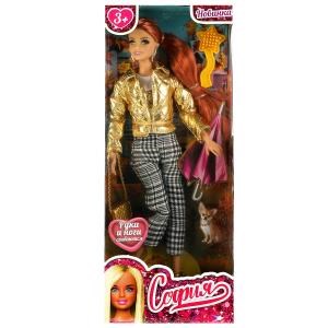 {{photo.Alt || photo.Description || 'Кукла 29 см София, руки и ноги сгиб, демисезонная одежда, акс, кор КАРАПУЗ'}}