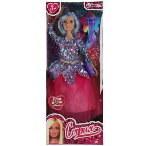 {{photo.Alt || photo.Description || 'Кукла 29 см София, цветные волосы, в вечернем платье с акс КАРАПУЗ'}}