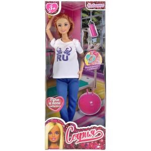 {{photo.Alt || photo.Description || 'Кукла 29 см София беременная, руки и ноги сгибаются, занятия йогой КАРАПУЗ'}}