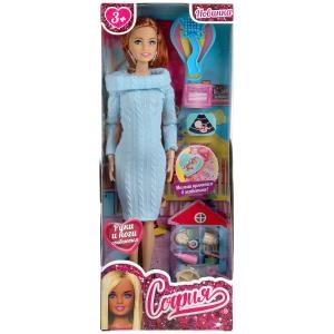 {{photo.Alt || photo.Description || 'Кукла 29 см София беременная, руки и ноги сгибаются, в комплекте акс КАРАПУЗ'}}