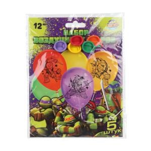 {{photo.Alt || photo.Description || 'Латексные шары - набор 5 шт шары латекс монохром черепашки нидзя ЧУДО ПРАЗДНИК'}}