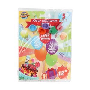 {{photo.Alt || photo.Description || 'Латексные шары - набор 5 шт монохром принт,с днем рождения ЧУДО ПРАЗДНИК'}}