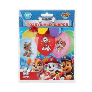 {{photo.Alt || photo.Description || 'Латексные шары - набор 5 шт цветной принт, щенячий патруль ЧУДО ПРАЗДНИК'}}