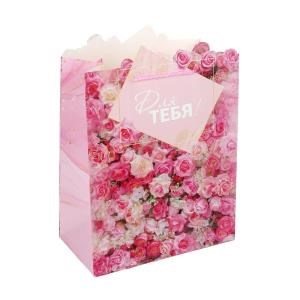 {{photo.Alt || photo.Description || 'Пакет подарочный фигурная вырубка, цветы,190 гр/м2 ЧУДО ПРАЗДНИК'}}