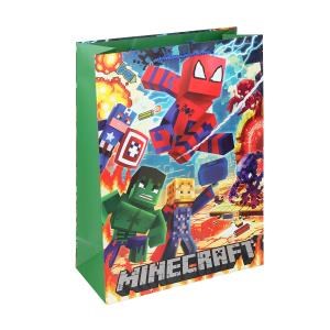 {{photo.Alt || photo.Description || 'Пакет подарочный МАТОВЫЙ xl,сепергерои+пиксели,140 гр/м2 ЧУДО ПРАЗДНИК'}}