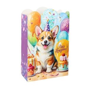 {{photo.Alt || photo.Description || 'Пакет подарочный ml,корги вырубка,190 гр/м2 ЧУДО ПРАЗДНИК'}}