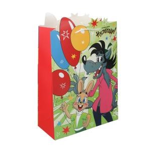 {{photo.Alt || photo.Description || 'Пакет подарочный креативный СОЮЗМУЛЬТФИЛЬМ xl,ну-погоди!,190 гр/м2 ЧУДО ПРАЗДНИК'}}