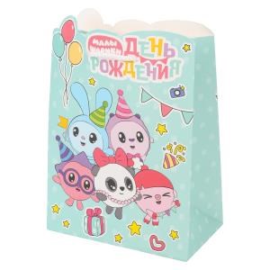 {{photo.Alt || photo.Description || 'Пакет подарочный вырубка Малышарики пакет м,190 гр/м2 ЧУДО ПРАЗДНИК'}}