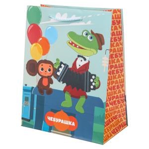 {{photo.Alt || photo.Description || 'Пакет подарочный МАТОВЫЙ СОЮЗМУЛЬТФИЛЬМ м,чебурашка,140 гр/м2 ЧУДО ПРАЗДНИК'}}