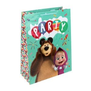 {{photo.Alt || photo.Description || 'Пакет подарочный глянцевый Маша и Медведь xl,140 гр/м2 ЧУДО ПРАЗДНИК'}}