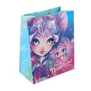 {{photo.Alt || photo.Description || 'Пакет подарочный МАТОВЫЙ l,сказочные девочки,140 гр/м2 ЧУДО ПРАЗДНИК'}}