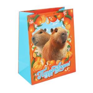 {{photo.Alt || photo.Description || 'Пакет подарочный МАТОВЫЙ l,капибара,140 гр/м2 ЧУДО ПРАЗДНИК'}}