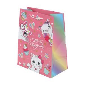 {{photo.Alt || photo.Description || 'Пакет подарочный глянцевый м,котенок,140 гр/м2 ЧУДО ПРАЗДНИК'}}