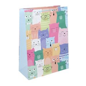 {{photo.Alt || photo.Description || 'Пакет подарочный МАТОВЫЙ xl,коты,140 гр/м2 ЧУДО ПРАЗДНИК'}}