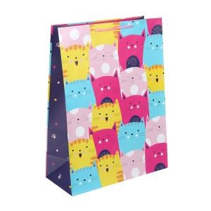 {{photo.Alt || photo.Description || 'Пакет подарочный МАТОВЫЙ xl,коты,140 гр/м2 ЧУДО ПРАЗДНИК'}}