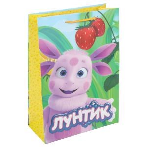 {{photo.Alt || photo.Description || 'Пакет подарочный МАТОВЫЙ Лунтик ml,140 гр/м2 ЧУДО ПРАЗДНИК'}}