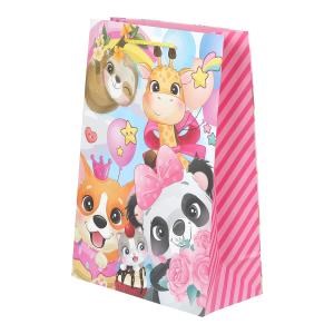 {{photo.Alt || photo.Description || 'Пакет подарочный МАТОВЫЙ мl, зверьки,140 гр/м2 ЧУДО ПРАЗДНИК'}}