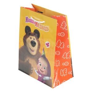 {{photo.Alt || photo.Description || 'Пакет подарочный глянцевый Маша и Медведь m,140 гр/м2 ЧУДО ПРАЗДНИК'}}