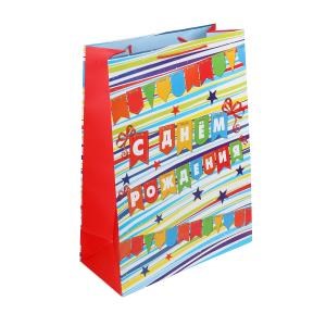 {{photo.Alt || photo.Description || 'Пакет подарочный МАТОВЫЙ xl,день рождения,140 гр/м2 ЧУДО ПРАЗДНИК'}}