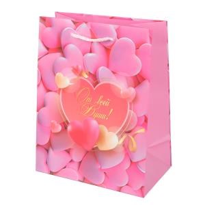 {{photo.Alt || photo.Description || 'Пакет подарочный МАТОВЫЙ m,сердца,140 гр/м2 ЧУДО ПРАЗДНИК'}}