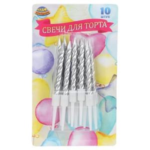 {{photo.Alt || photo.Description || 'Свечи для торта с держателем витые,серебро,10шт,блистер, воздушные шары ЧУДО ПРАЗДНИК в кор.12*50наб'}}