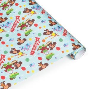 {{photo.Alt || photo.Description || 'Упаковочная бумага глянцевая Чебурашка "чебурашка", 70*100, рулон 1шт. ЧУДО ПРАЗДНИК в кор.40шт'}}