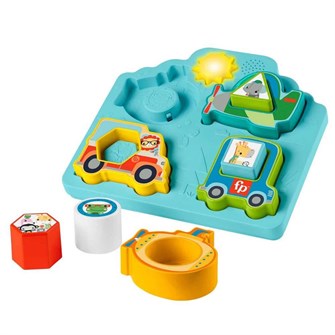 Пазл Fisher-Price Фигуры и звуки транспорт 118298120