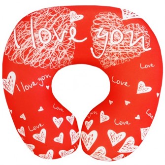 Подушка под шею Игрушка I love you Апш02дор01