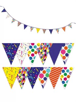 Гирлянда на ленте "Флажки Party" 071.597 071.597