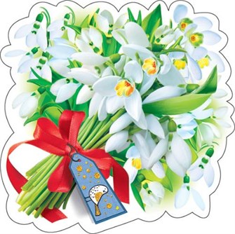 Украшение на скотче "Подснежники" 079.258 079.258