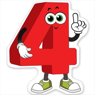 Украшение на скотче "4" 3001423 3001423