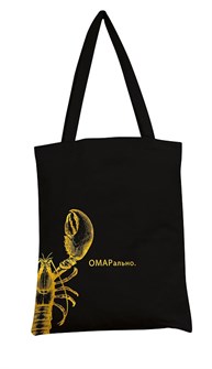 Сумка-шоппер "ОМАРально" 35х42см (хлопок 240г/м) цвет черный 0432.045 0432.045