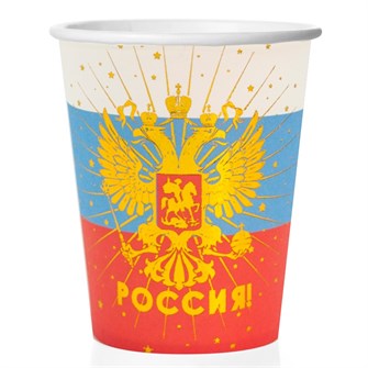 Праздничные бумажные стаканы 